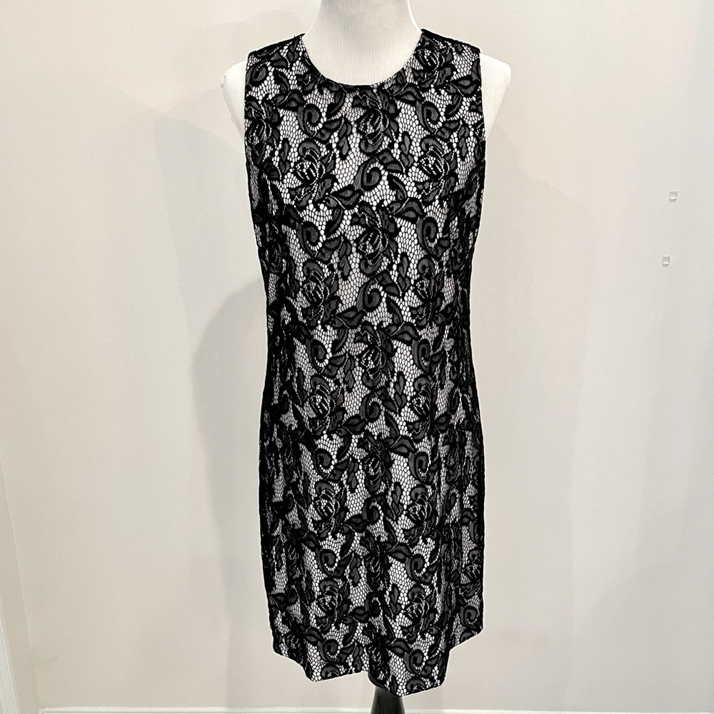 Karl Lagerfeld - Black Lace Dress - Size 8